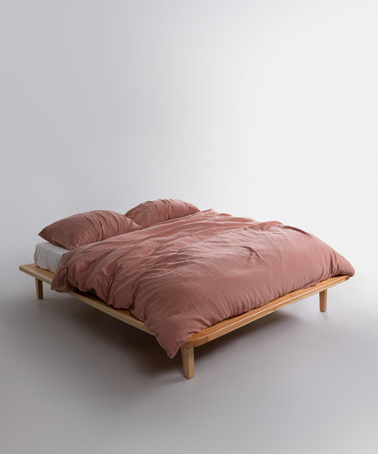 Cloud 100% Natural Cotton Gauze-Muslin Duvet Cover Set Commercer