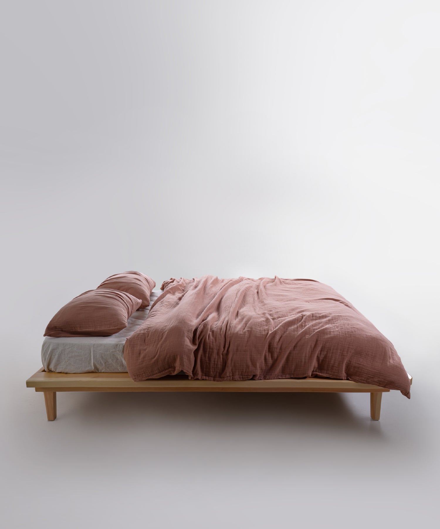 Cloud 100% Natural Cotton Gauze-Muslin Duvet Cover Set Commercer