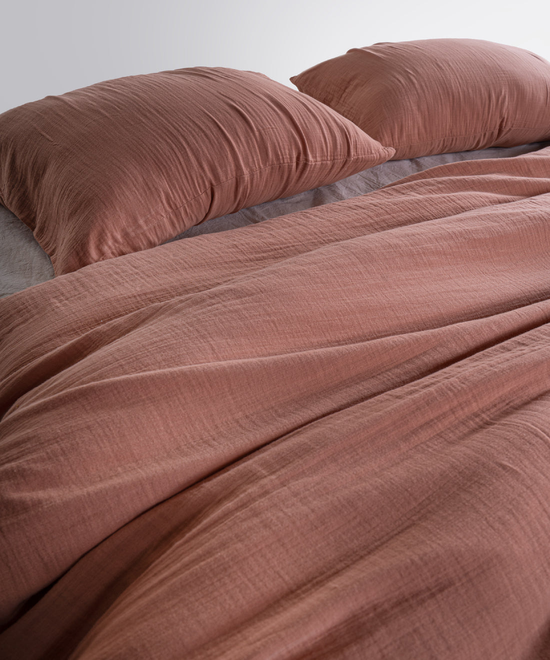 Cloud 100% Natural Cotton Gauze-Muslin Duvet Cover Set Commercer