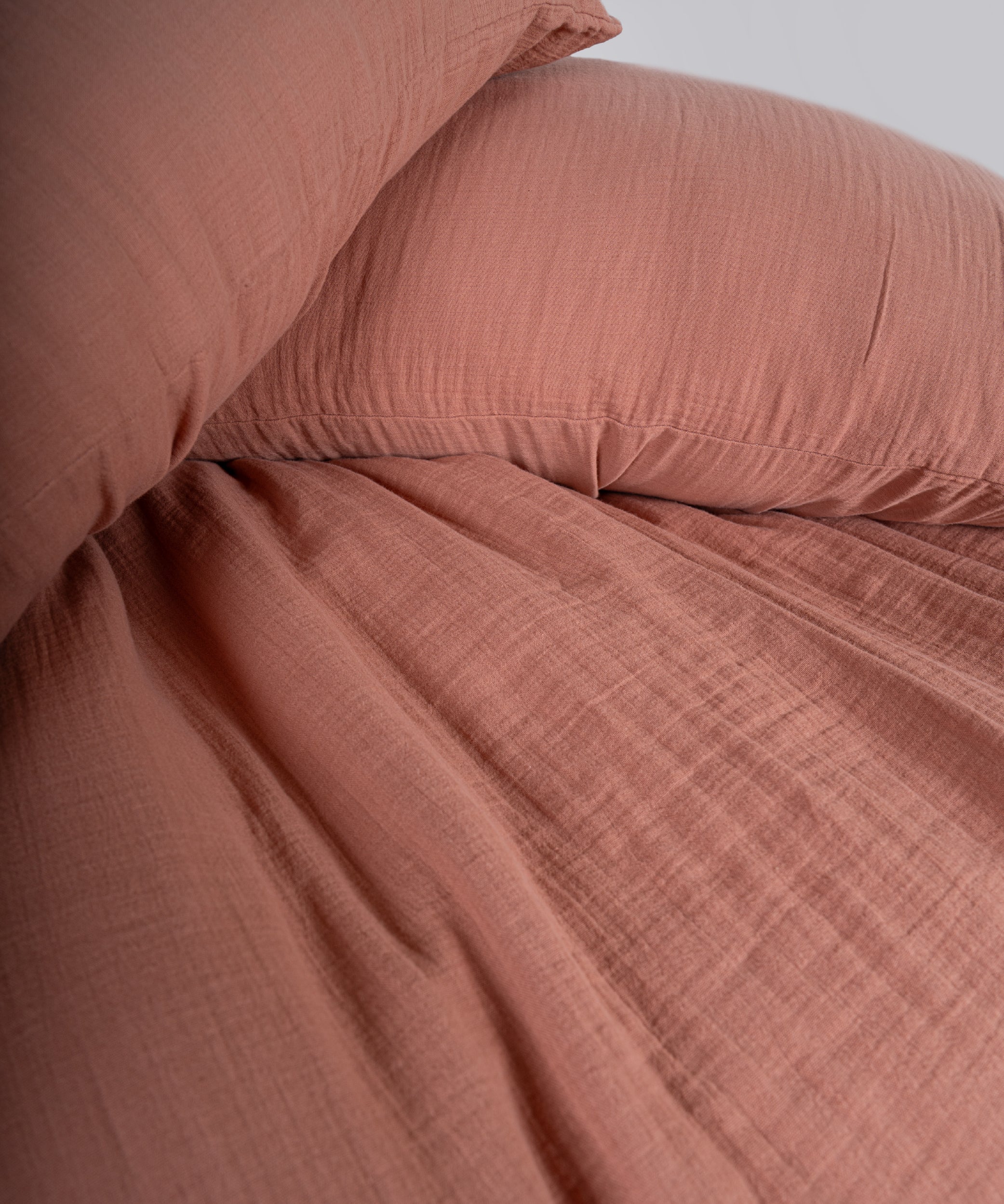 Cloud 100% Natural Cotton Gauze-Muslin Duvet Cover Set Commercer