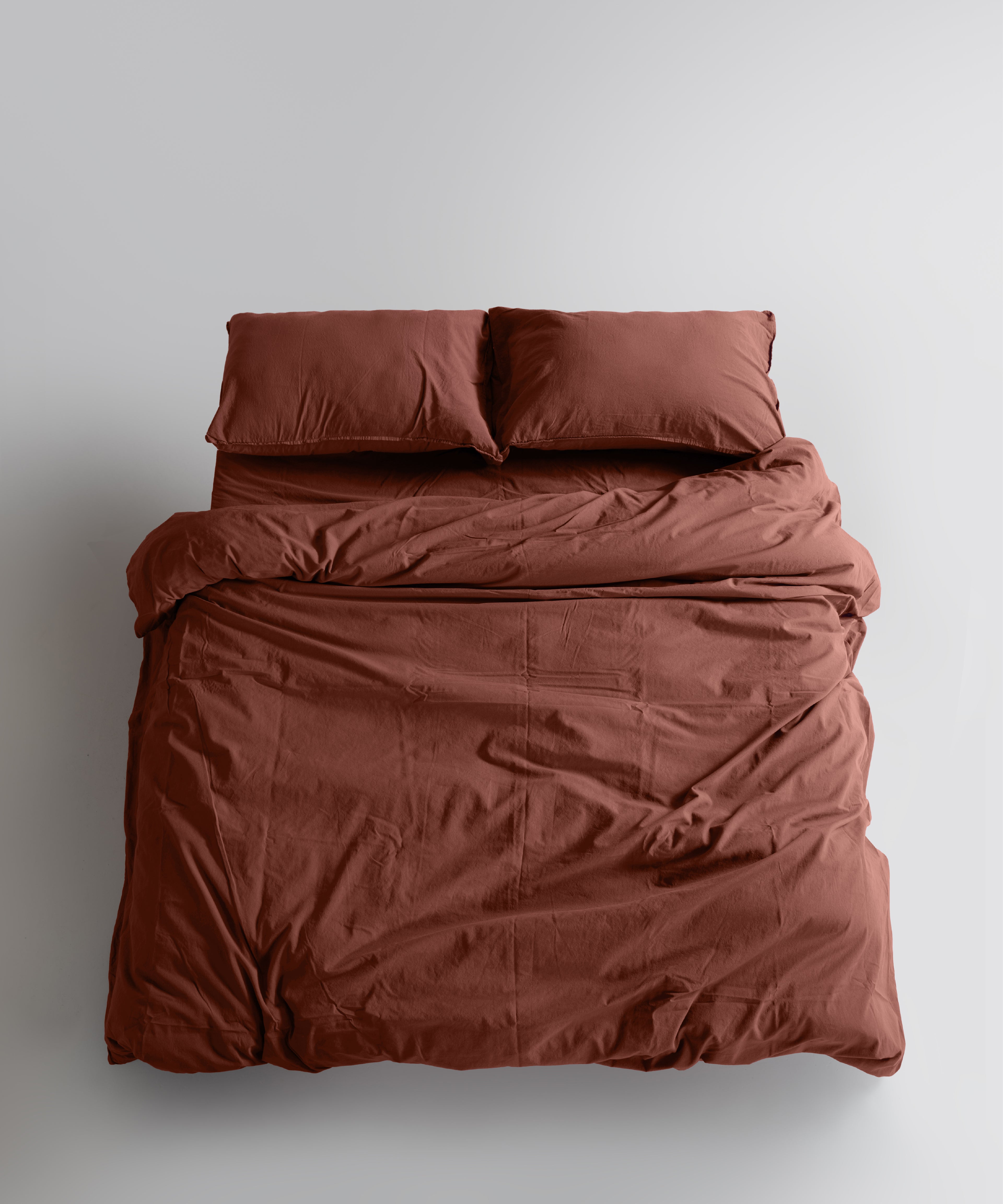 Stonewash Standart 100% Soft Cotton Pillowcase Cinnamon Stick