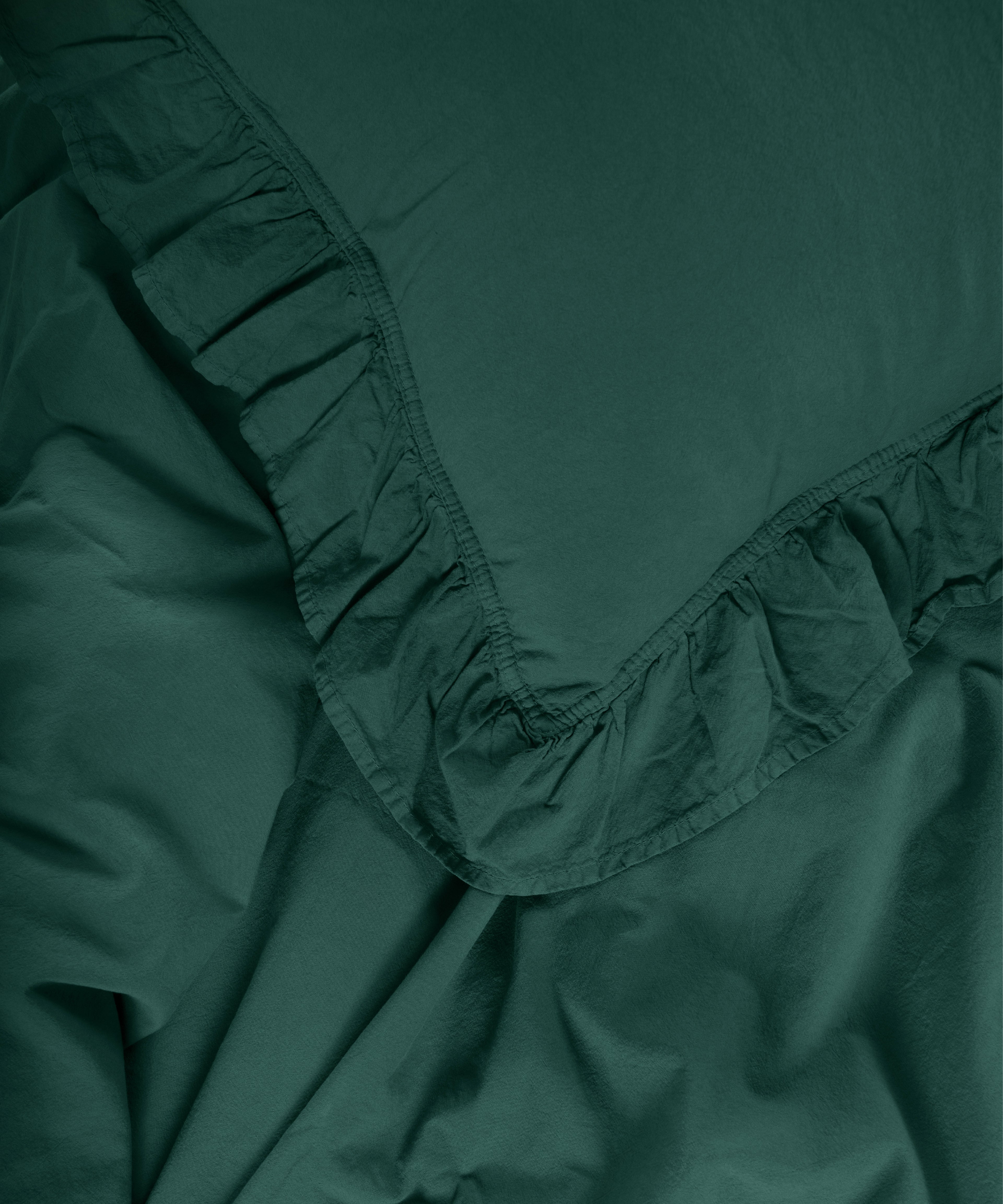 Stonewash Exclusive 100% Soft Cotton Pillowcase Dark Green