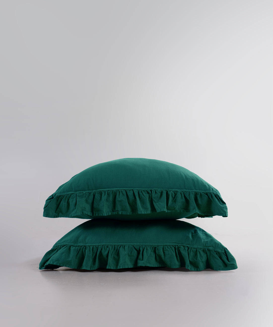 Stonewash Exclusive 100% Soft Cotton Pillowcase Dark Green