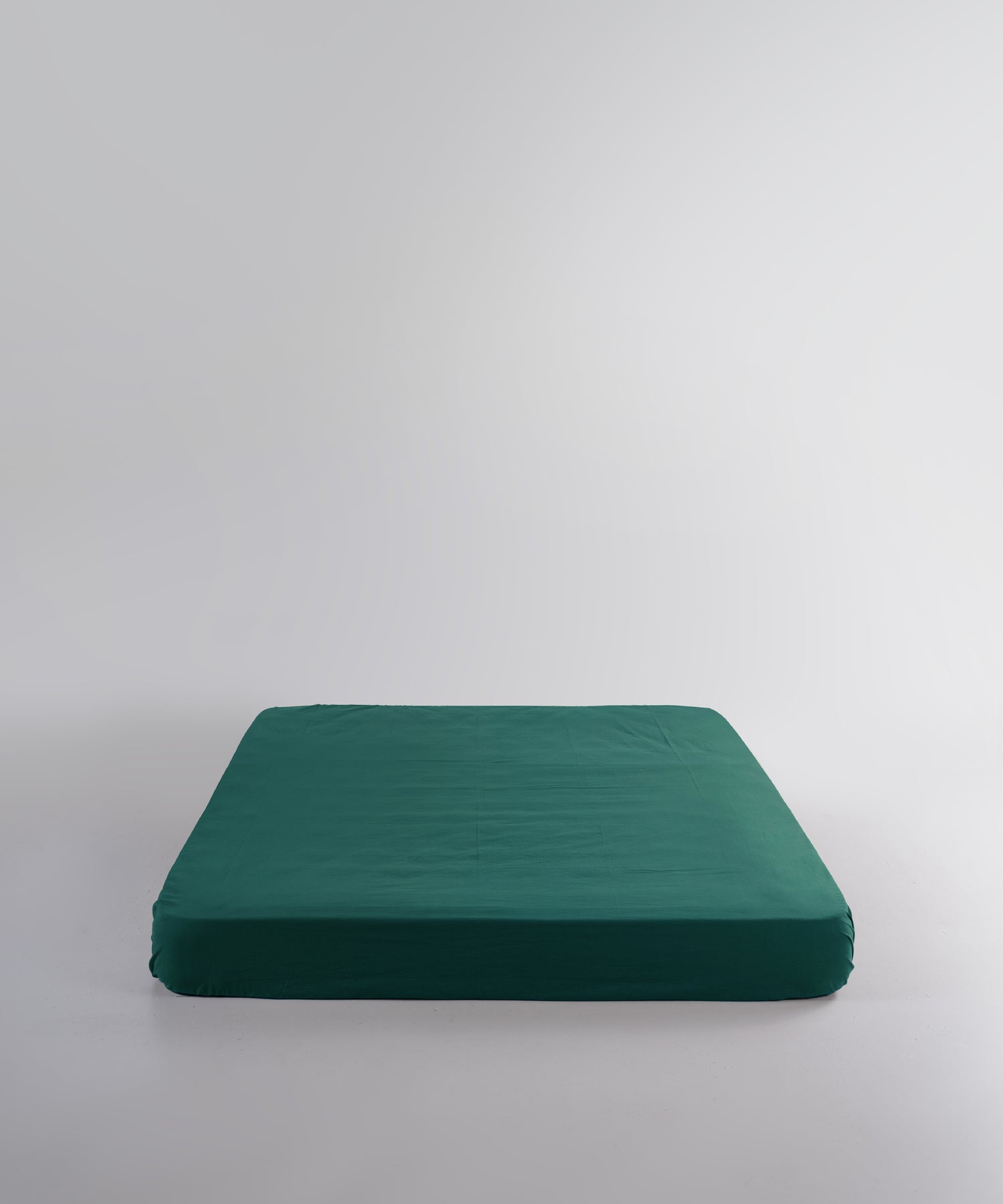 Stonewash 100% Soft Cotton Exclusive Fitted Sheet Set Dark Green