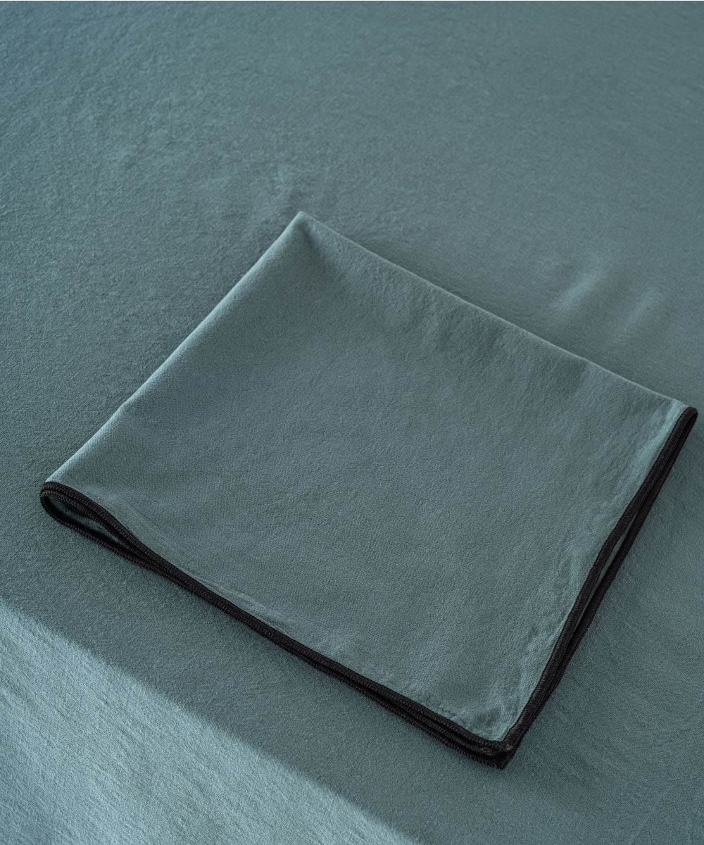 Essualte Dark Green 100% Cotton Stonewashed Napkin