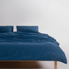 Stonewashed Ephesus 100% Soft Cotton Duvet Cover Dress Blue