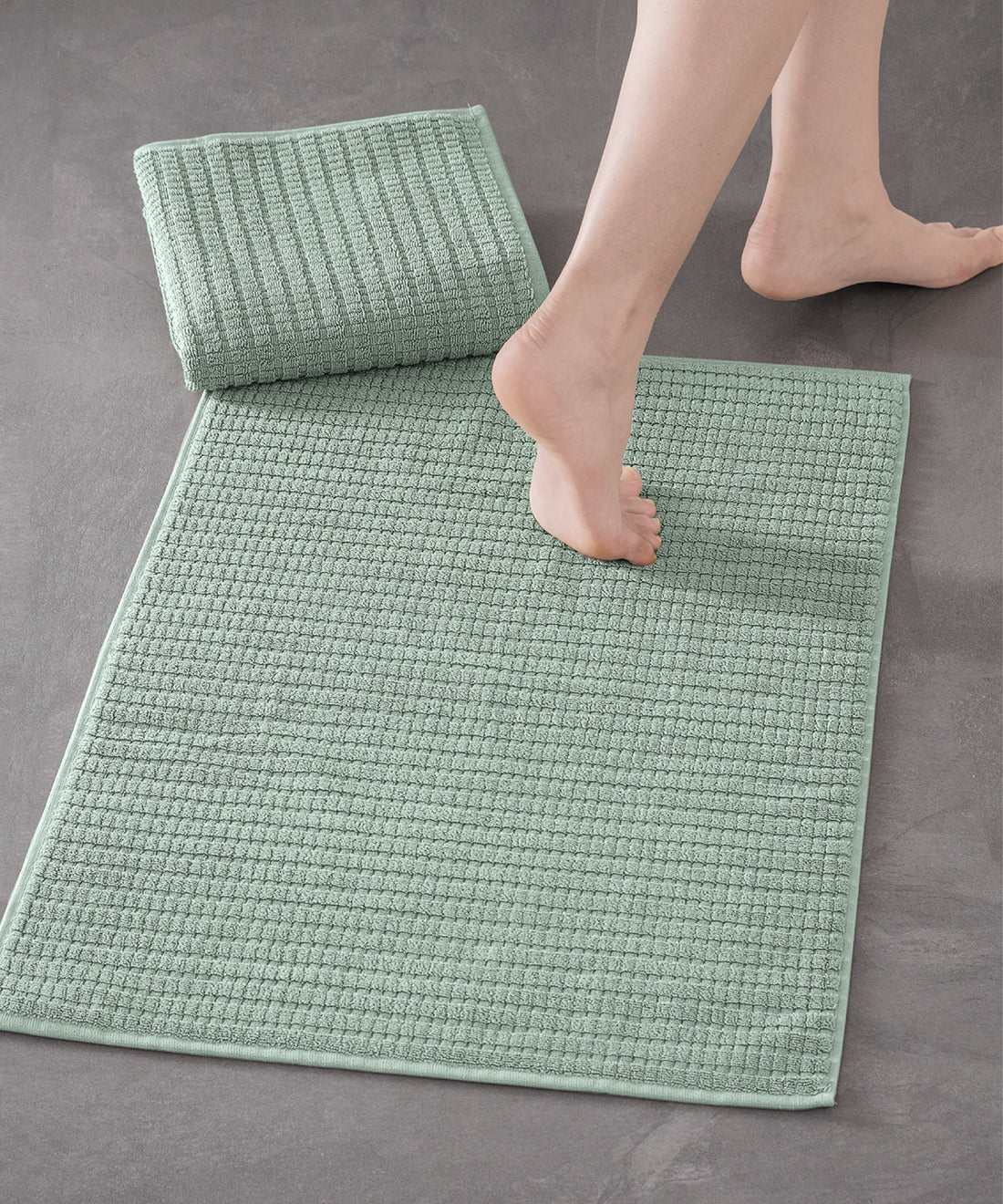 Penta- 50x75cm Set of 2 Bathmats Green