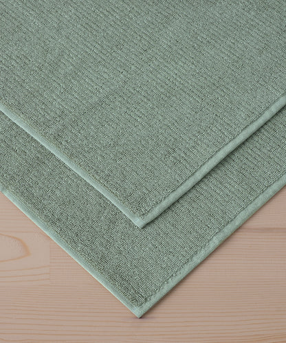 Pana - 50x75cm Set of 2 Bathmats Green