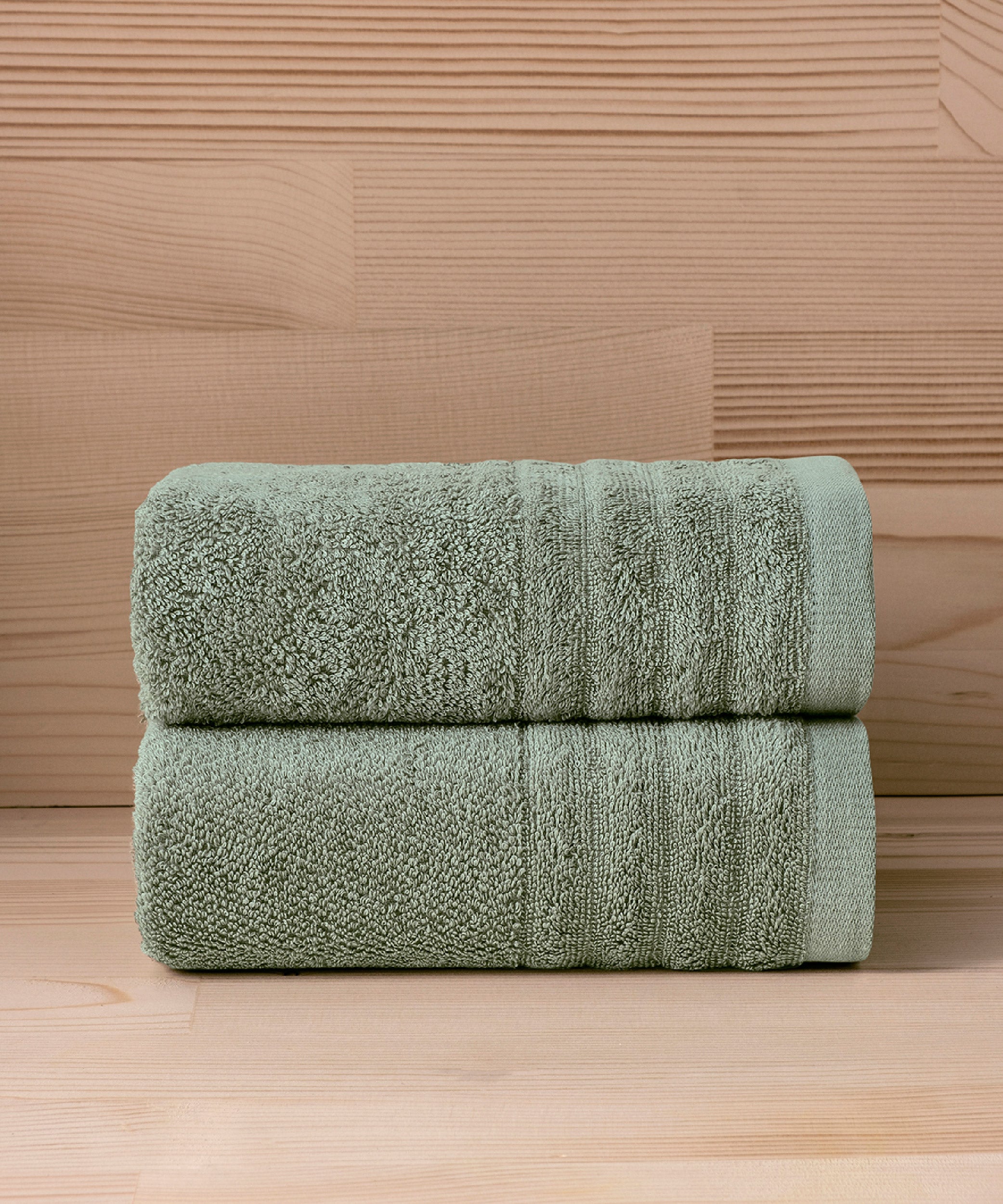 Lapis - 50x90cm Set of 2 Towels Green