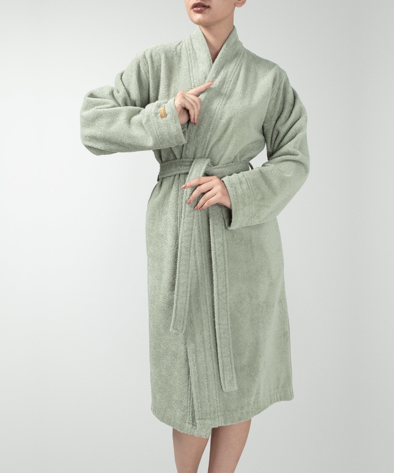 Lapis - Unisex Bathrobe Green