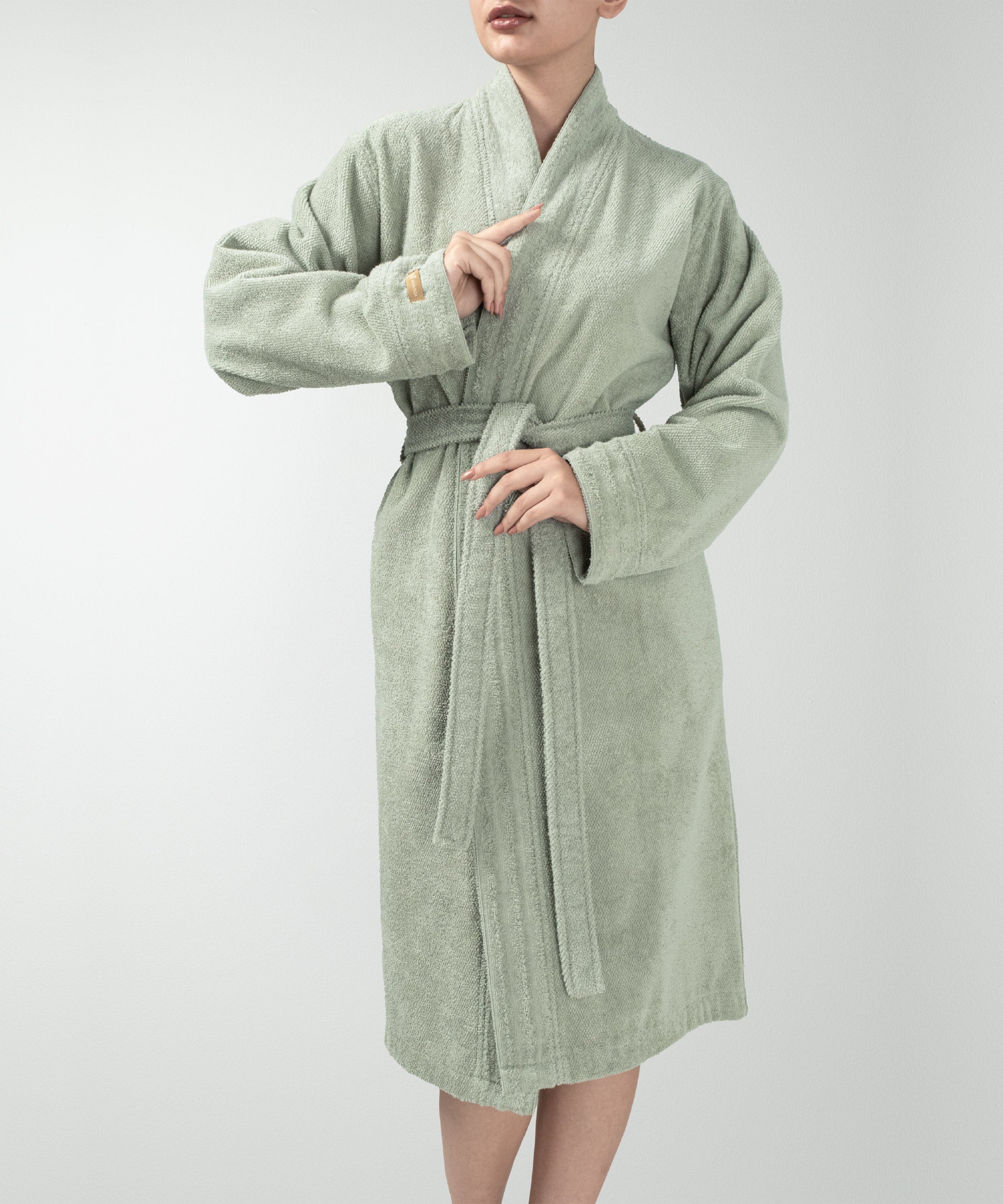 Lapis - Unisex Bathrobe Green