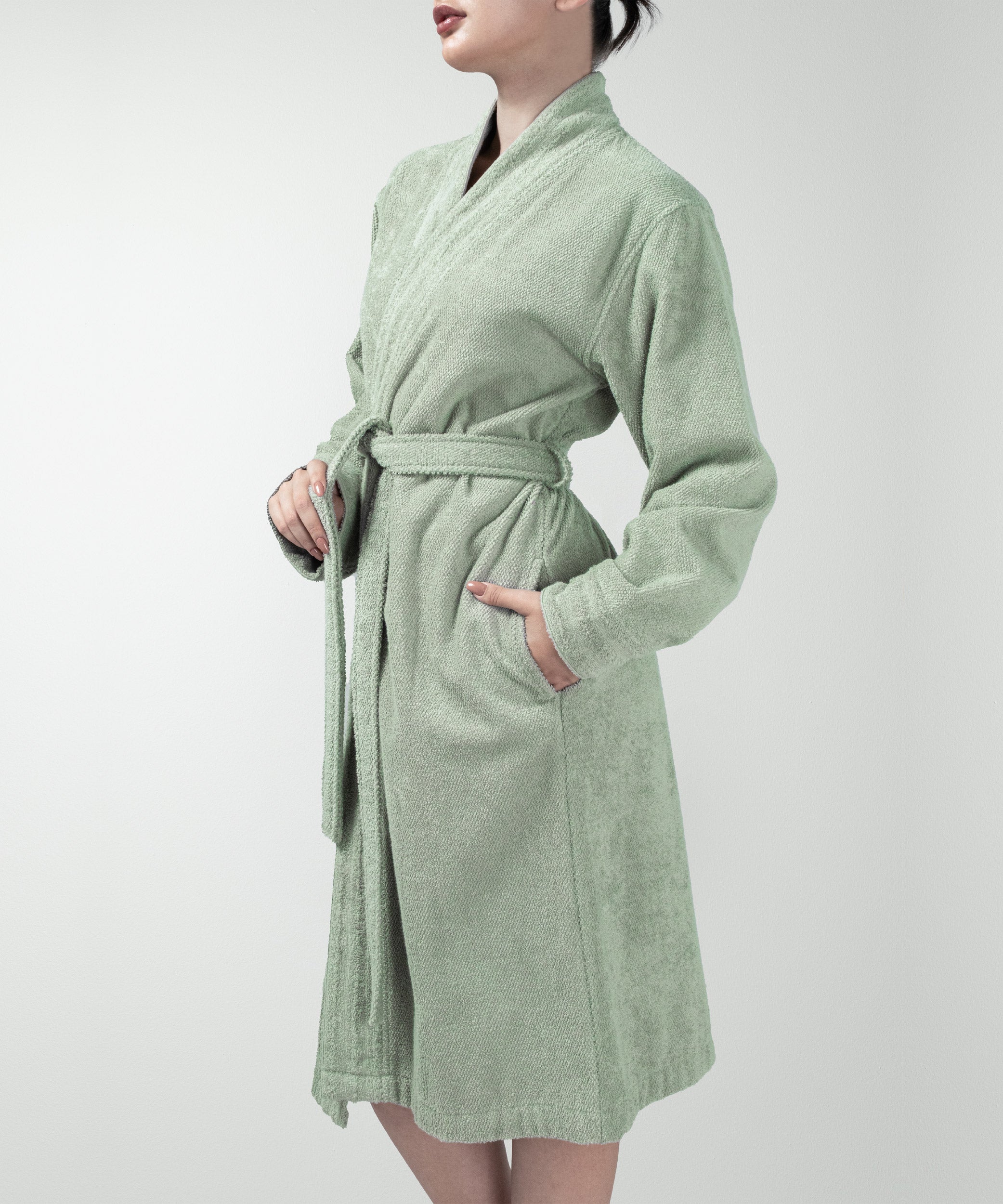 Lapis - Unisex Bathrobe Green