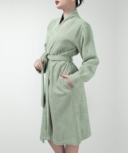 Lapis - Unisex Bathrobe Green