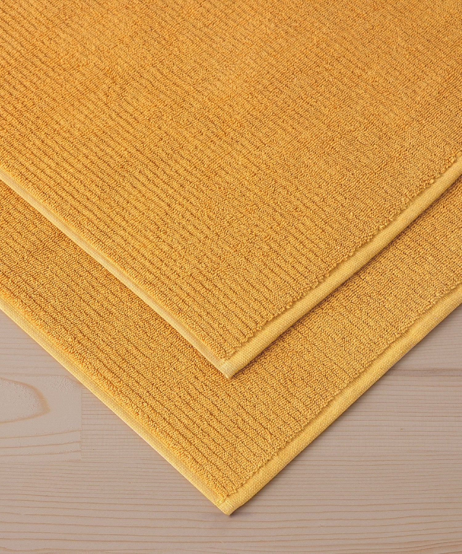 Pana - 50x75cm Set of 2 Bathmats Mustard