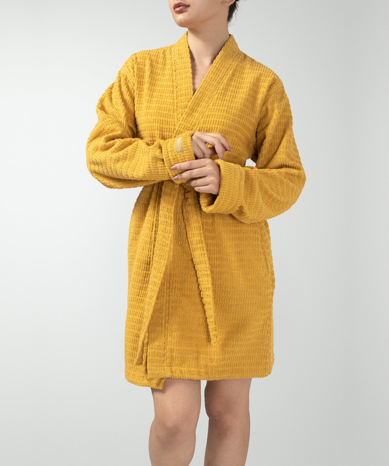Penta - Unisex Bathrobe Mustard