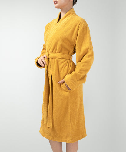 Lapis - Unisex Bathrobe Mustard