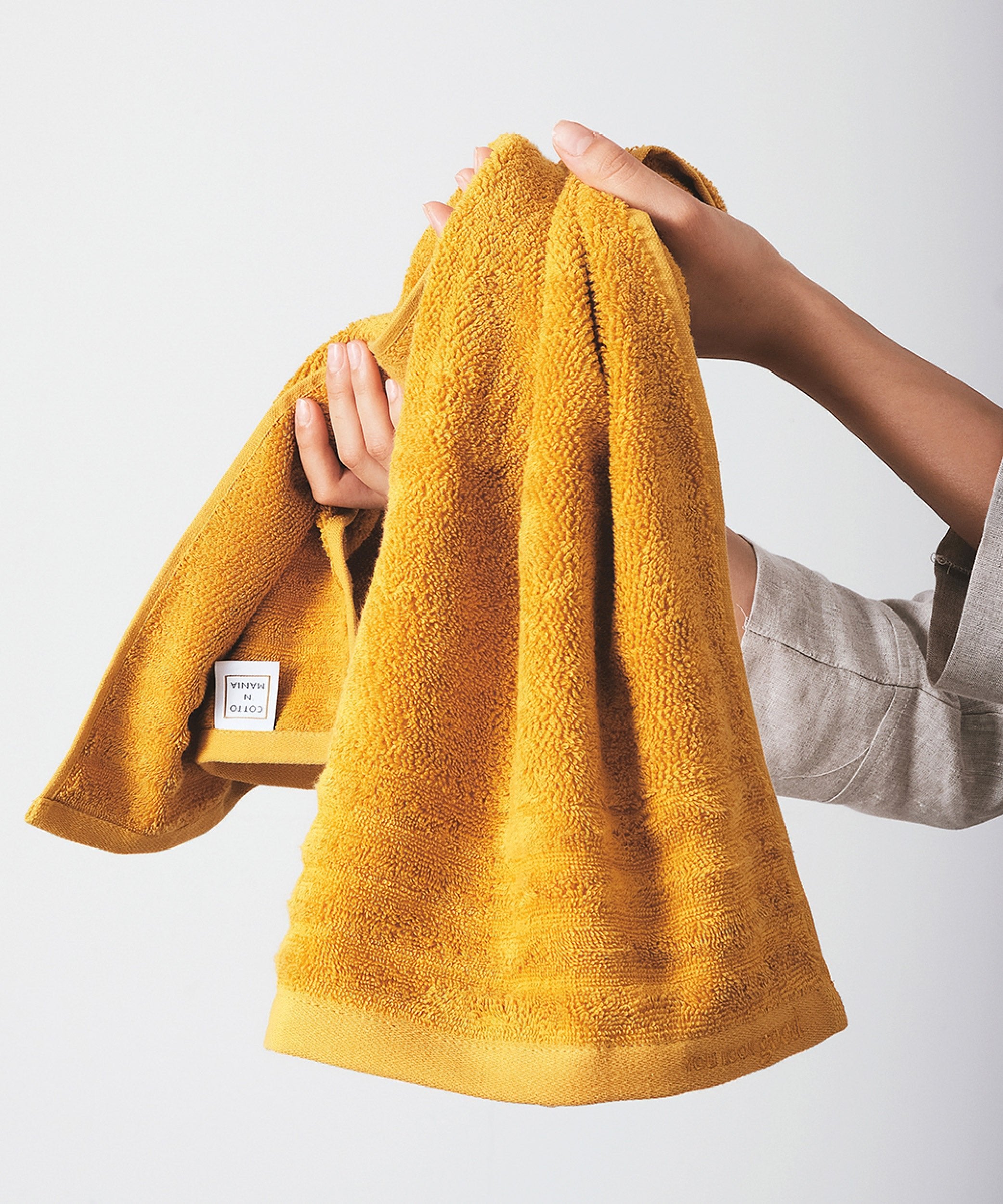 Lapis - 50x90cm Set of 2 Towels Mustard