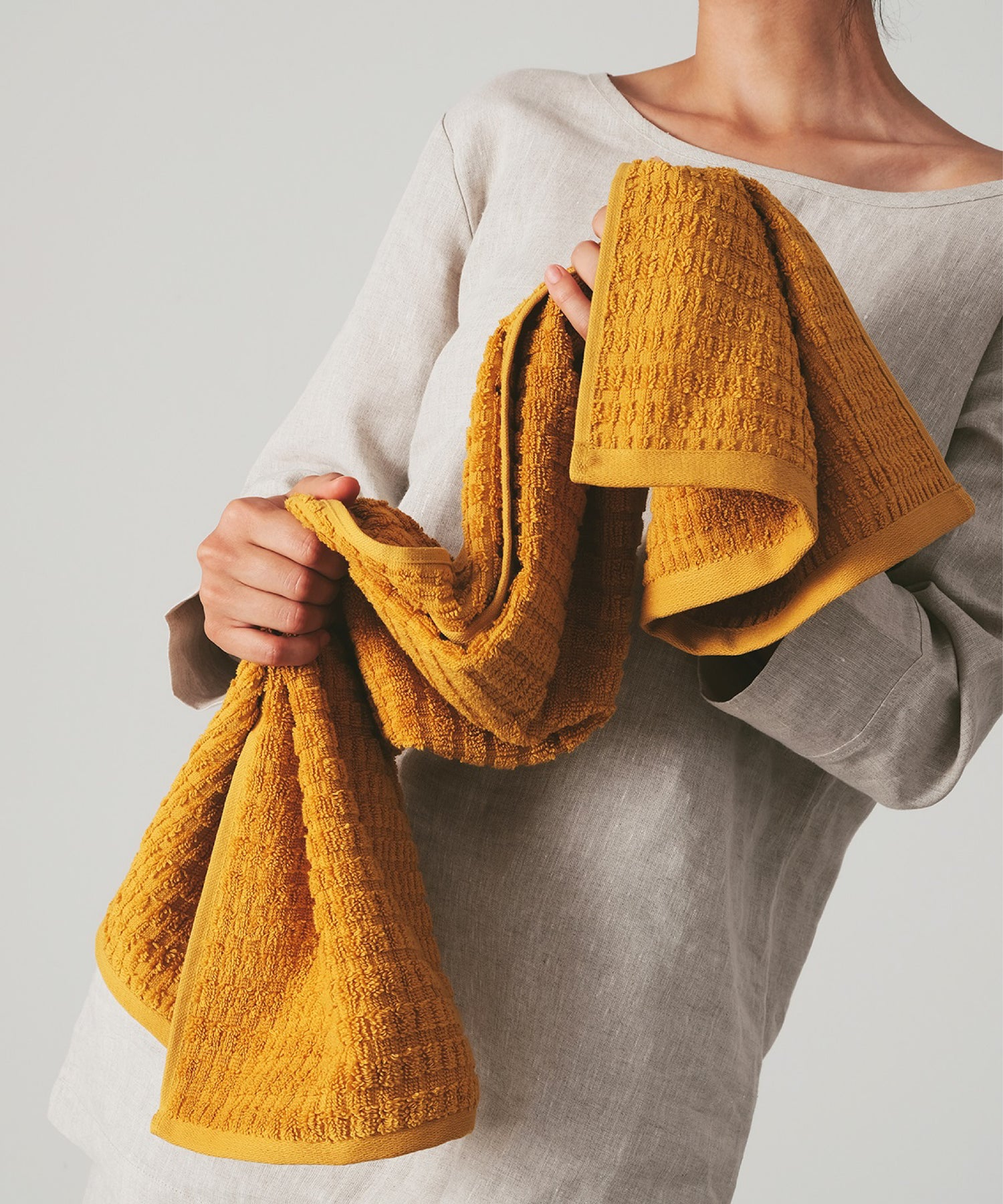 Penta - 50x90cm Set of 2 Towels Mustard