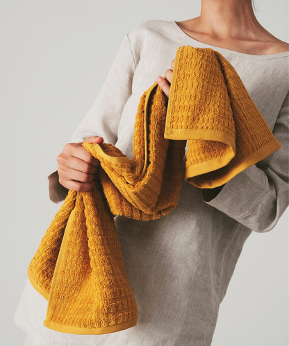 Penta - 50x90cm Set of 2 Towels Mustard