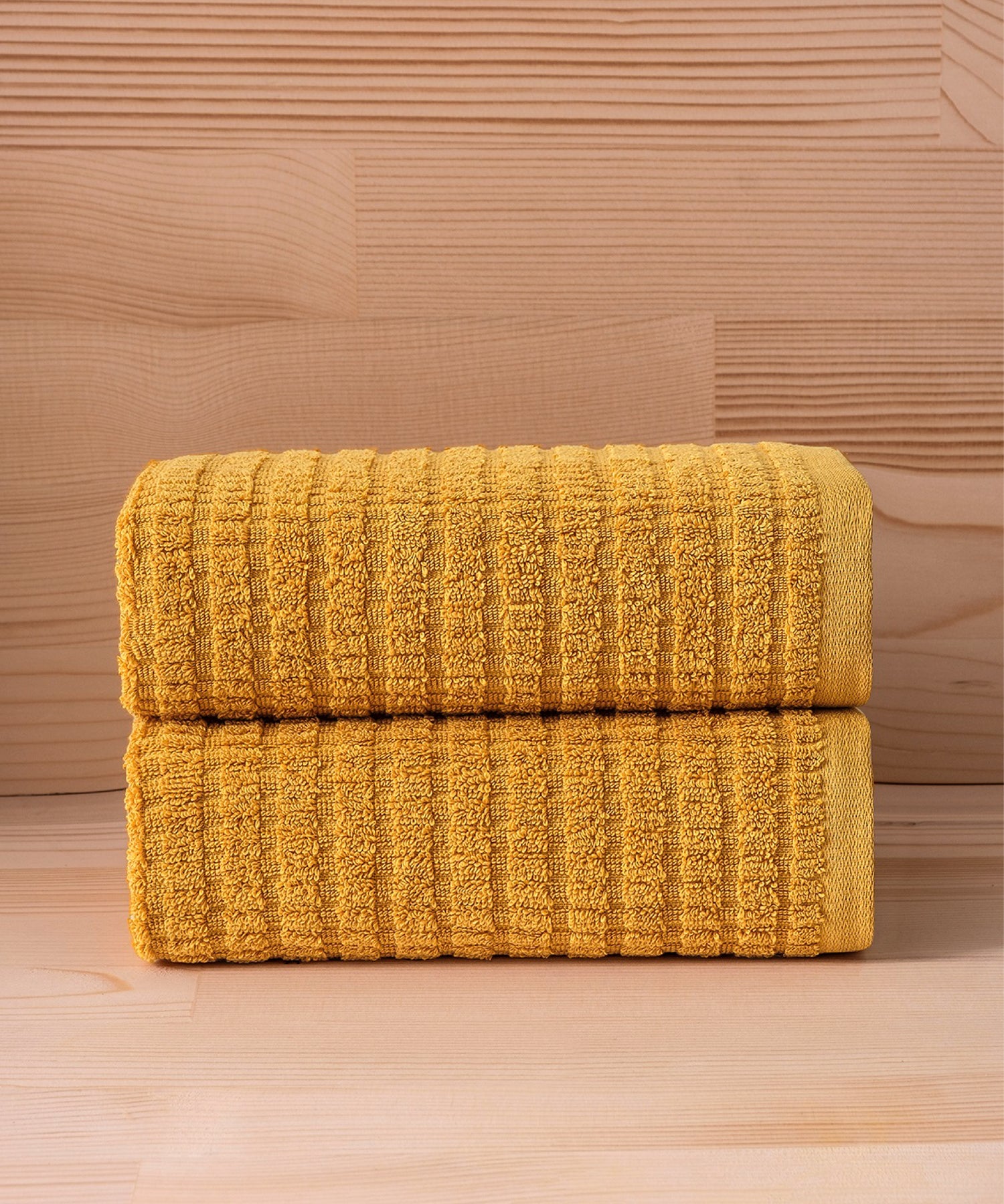 Penta - 50x90cm Set of 2 Towels Mustard
