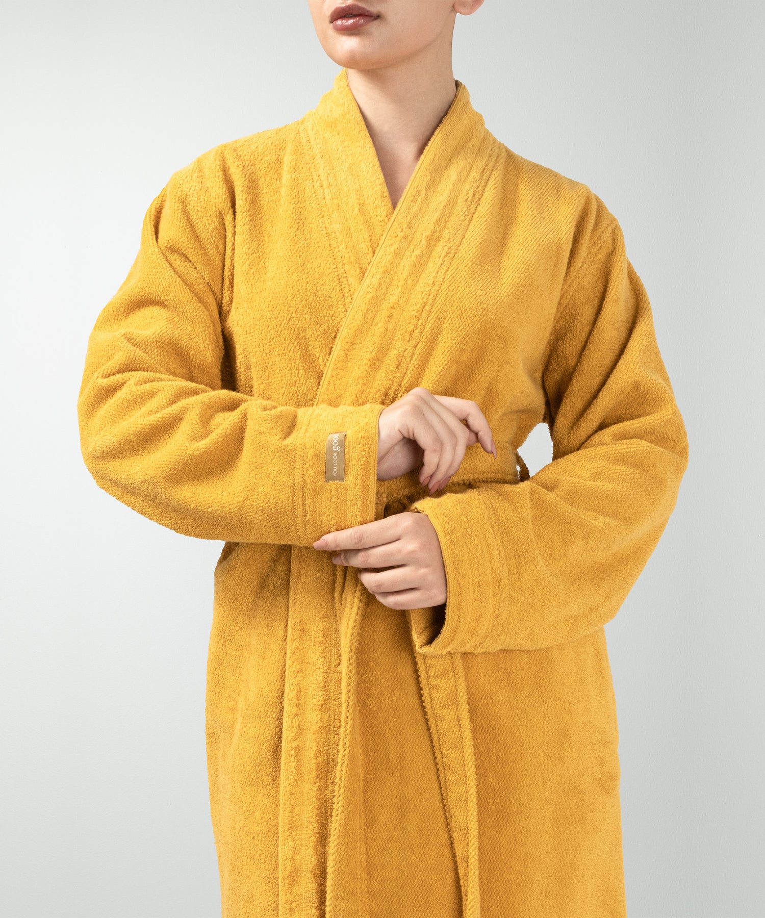 Lapis - Unisex Bathrobe Mustard