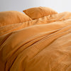 Cloud 100% Natural Cotton Gauze-Muslin Duvet Cover Set Mustard