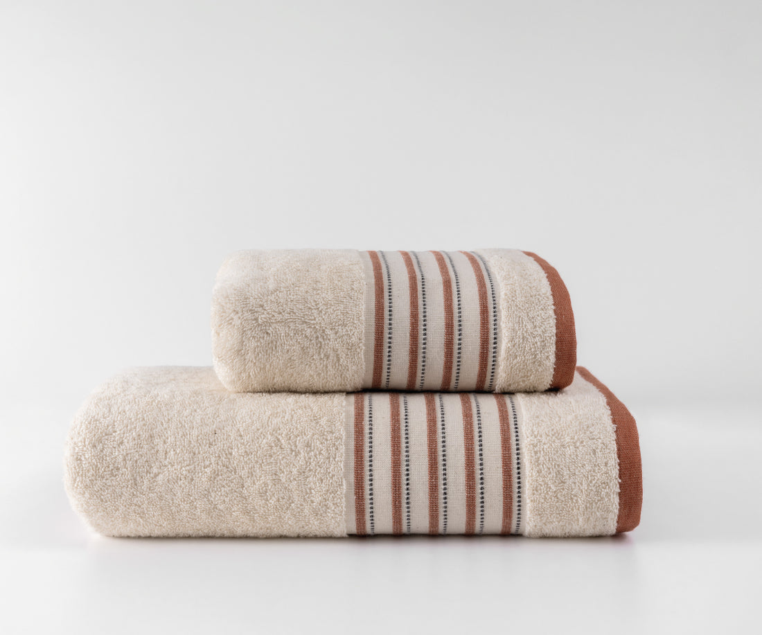 Natural Vega Garmentwash Towel Set