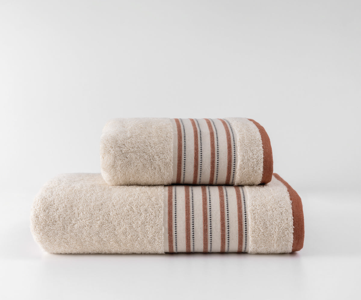 Natural Vega Garmentwash Towel Set