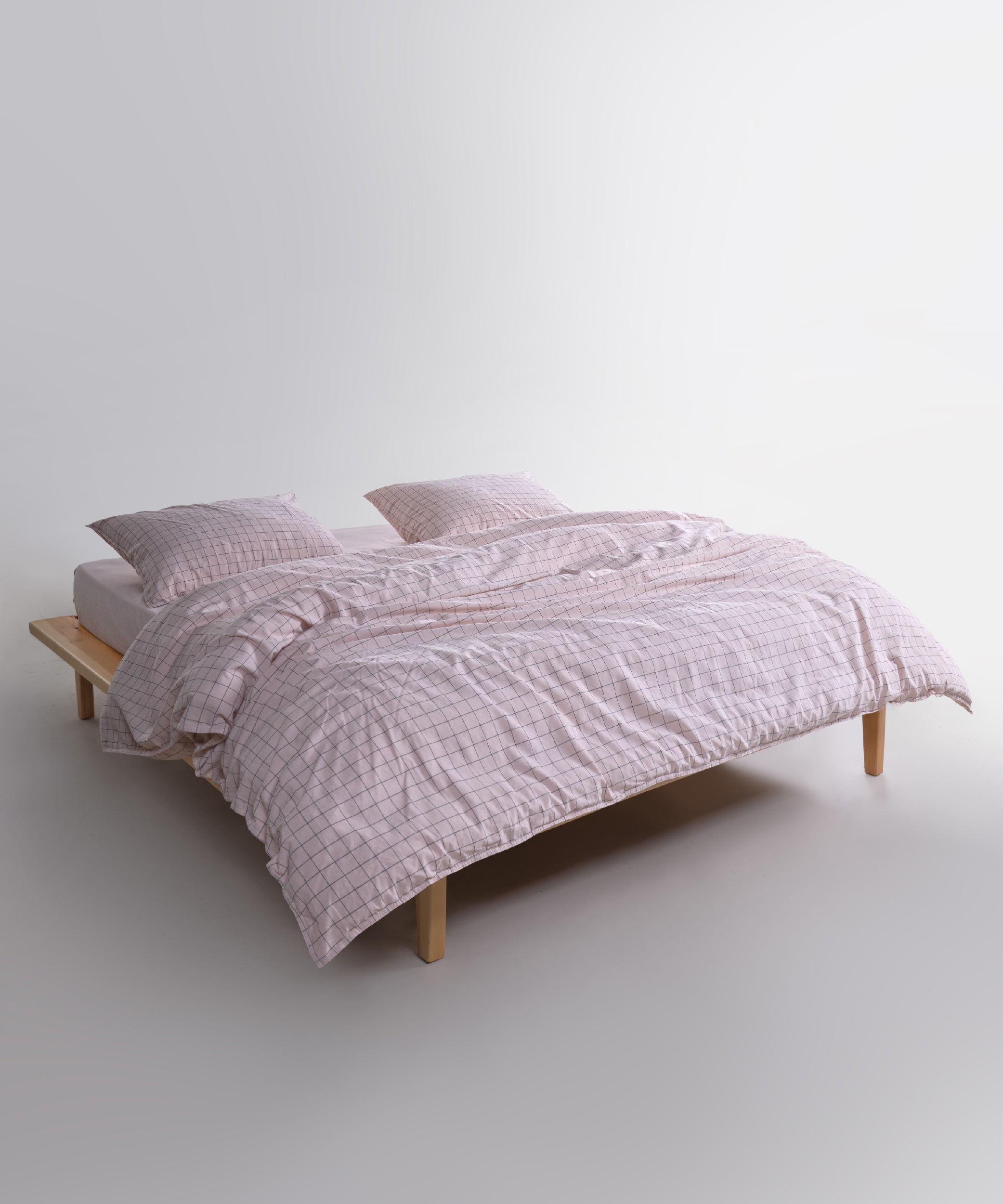 Stonewashed 100% Soft Cotton Duvet Cover Set Inara Pristine