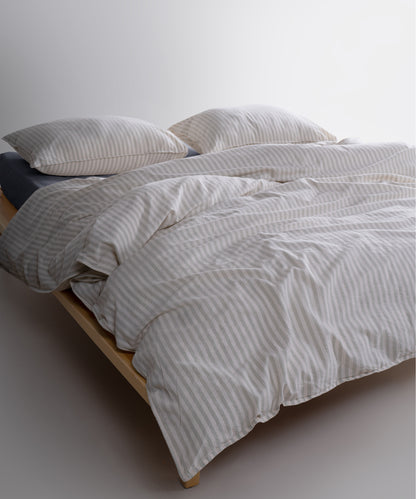 Garmenwashed Kaine Green 100% Cotton Duvet Cover Set