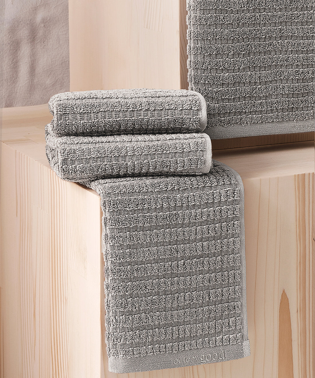 Penta - 50x90cm 1 Towel + 70x140cm 1 Towel Grey