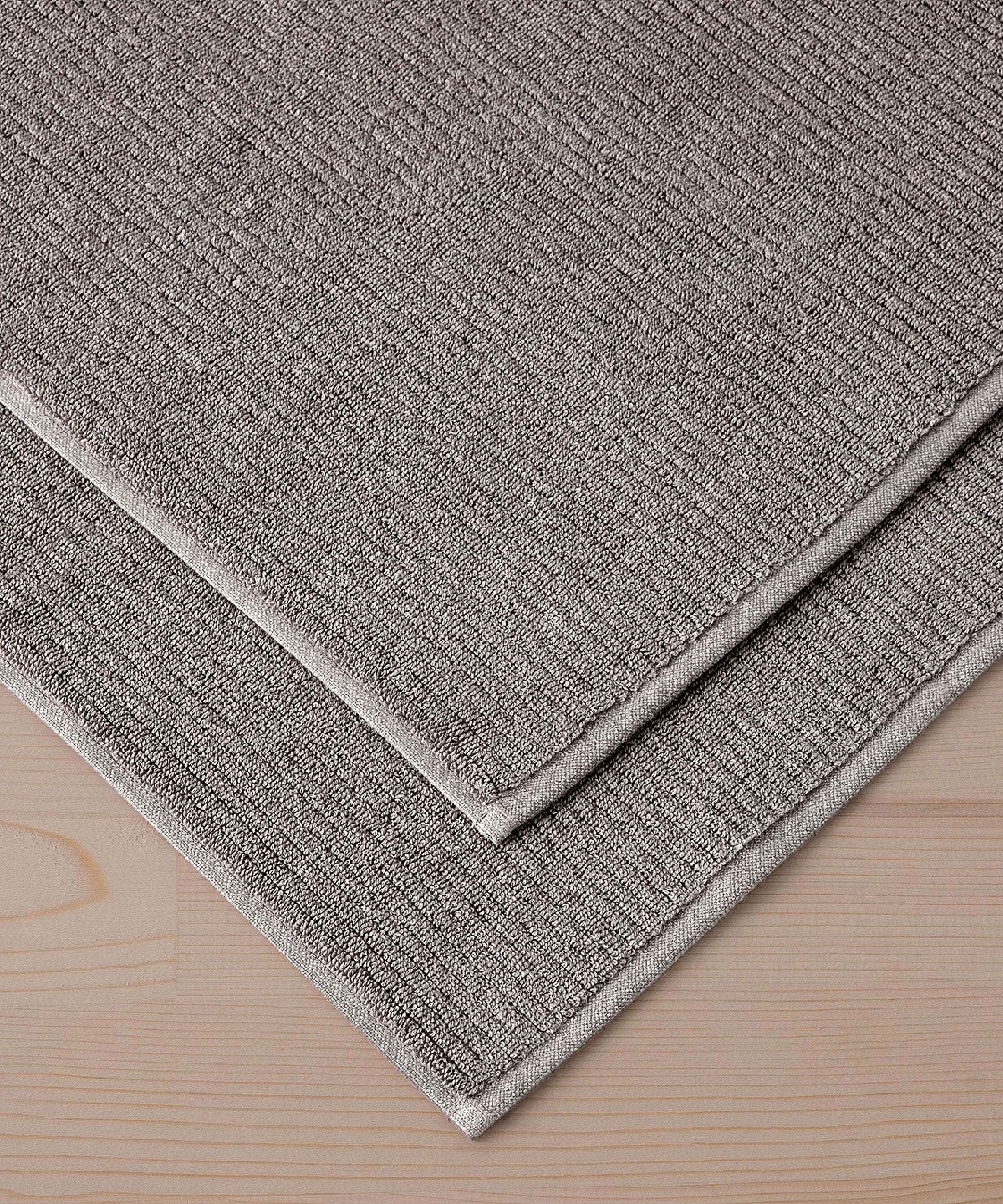 Pana - 50x75cm Set of 2 Bathmats Grey