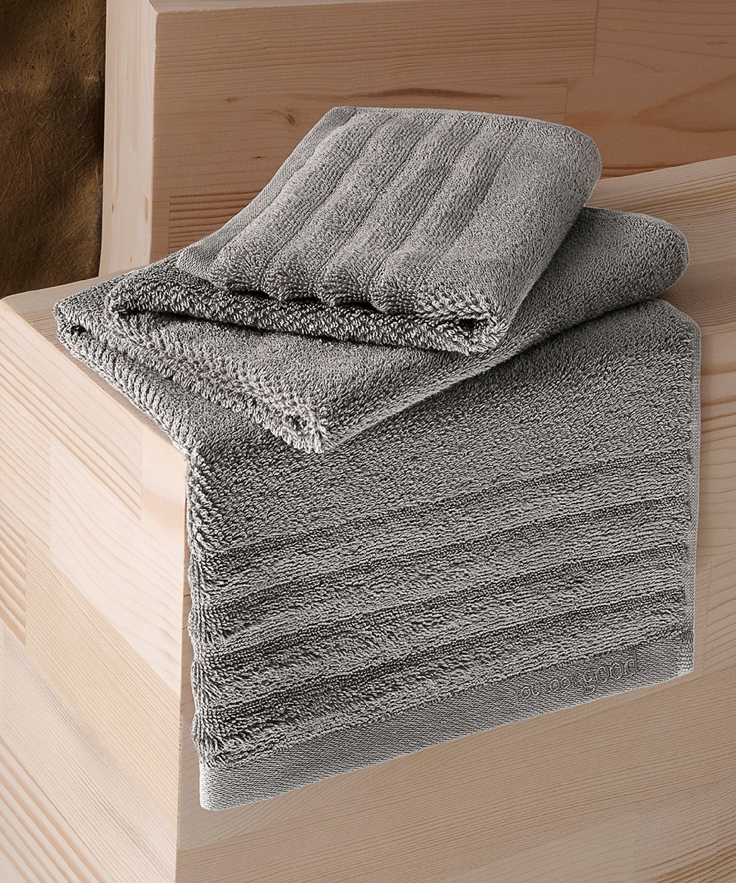 Lapis - 50x90cm 1 Towel + 70x140cm 1 Towel Grey