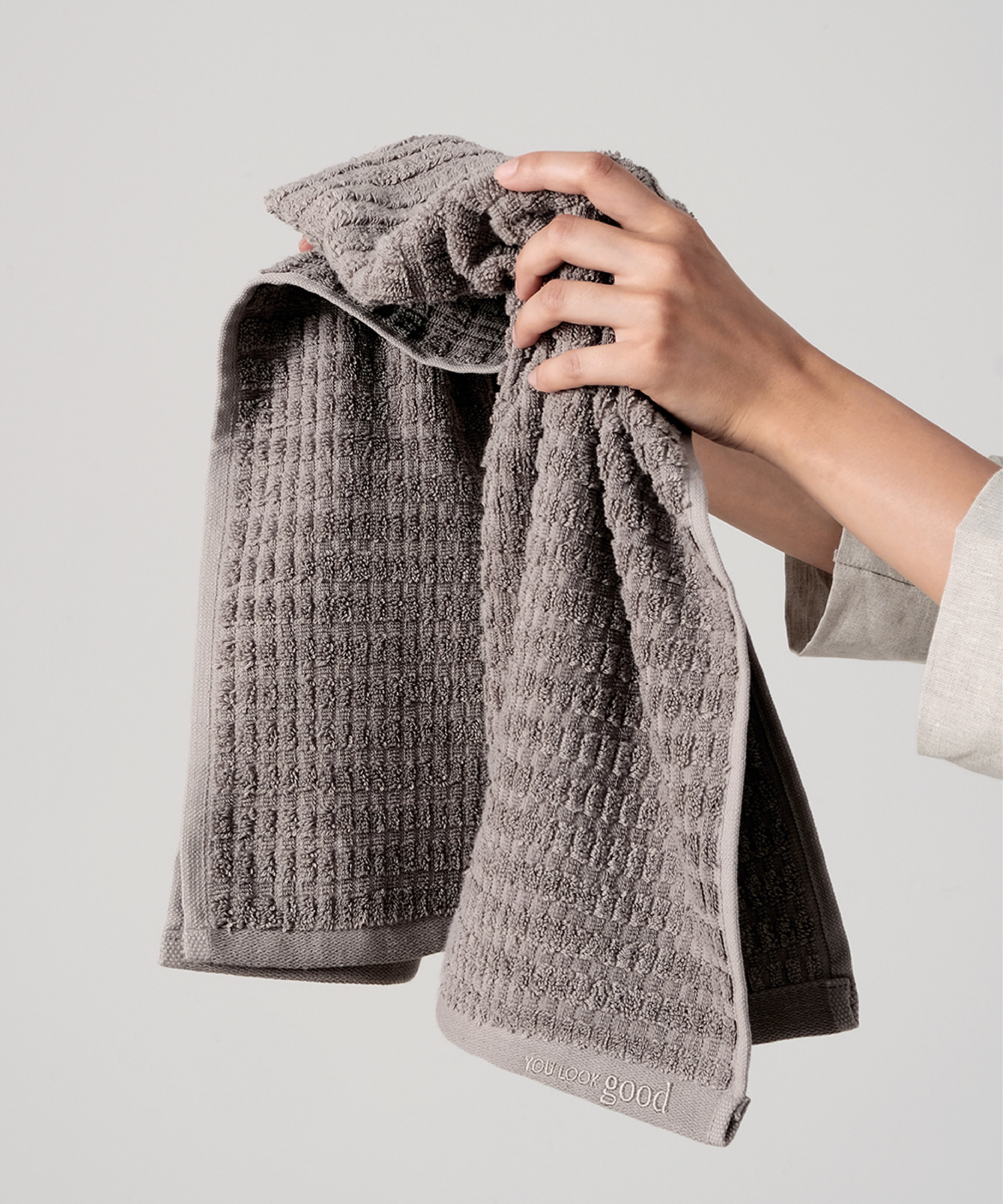 Penta - 50x90cm Set of 2 Towels Grey