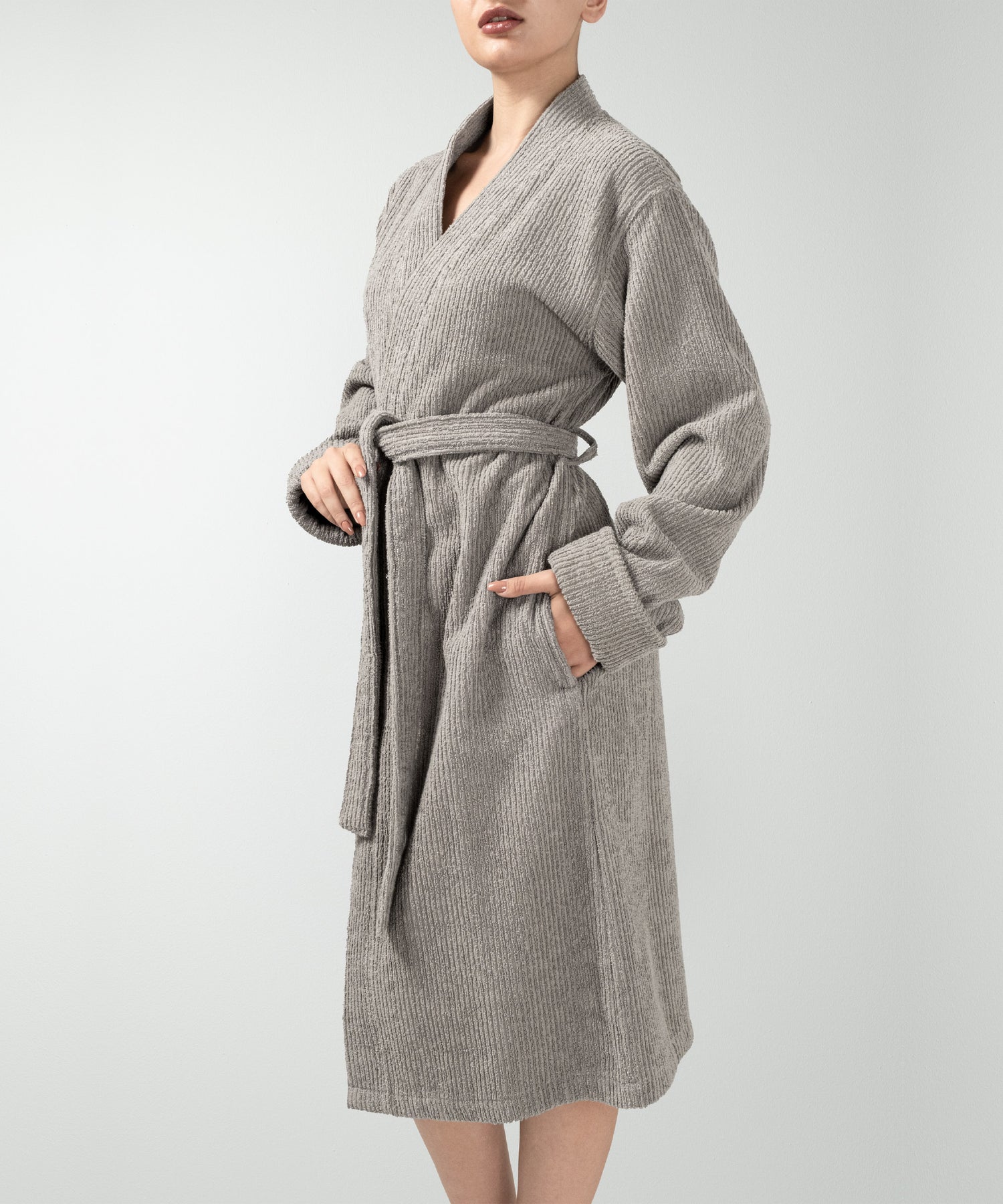 Pana - Unisex Bathrobe Grey