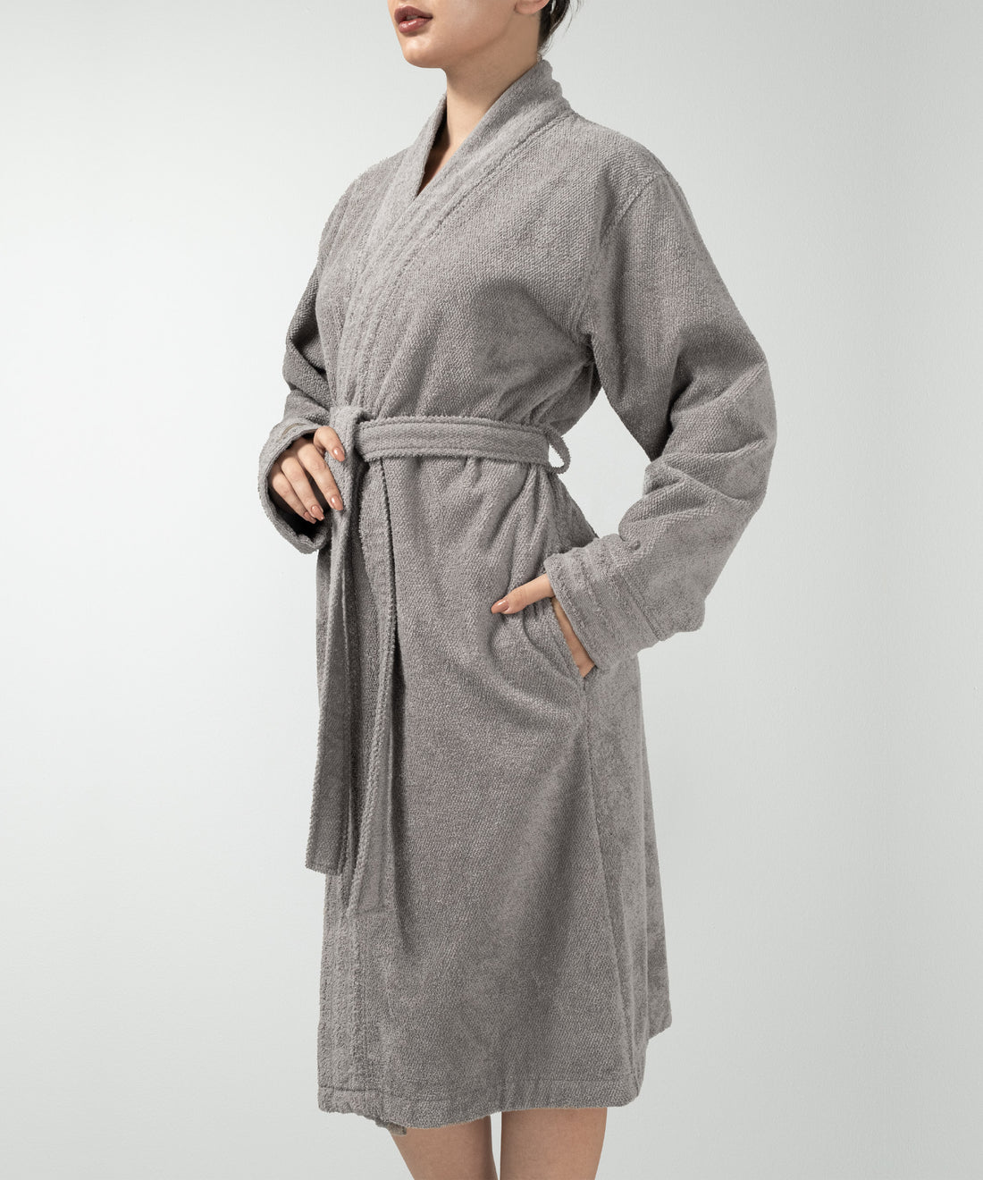 Lapis - Unisex Bathrobe Grey