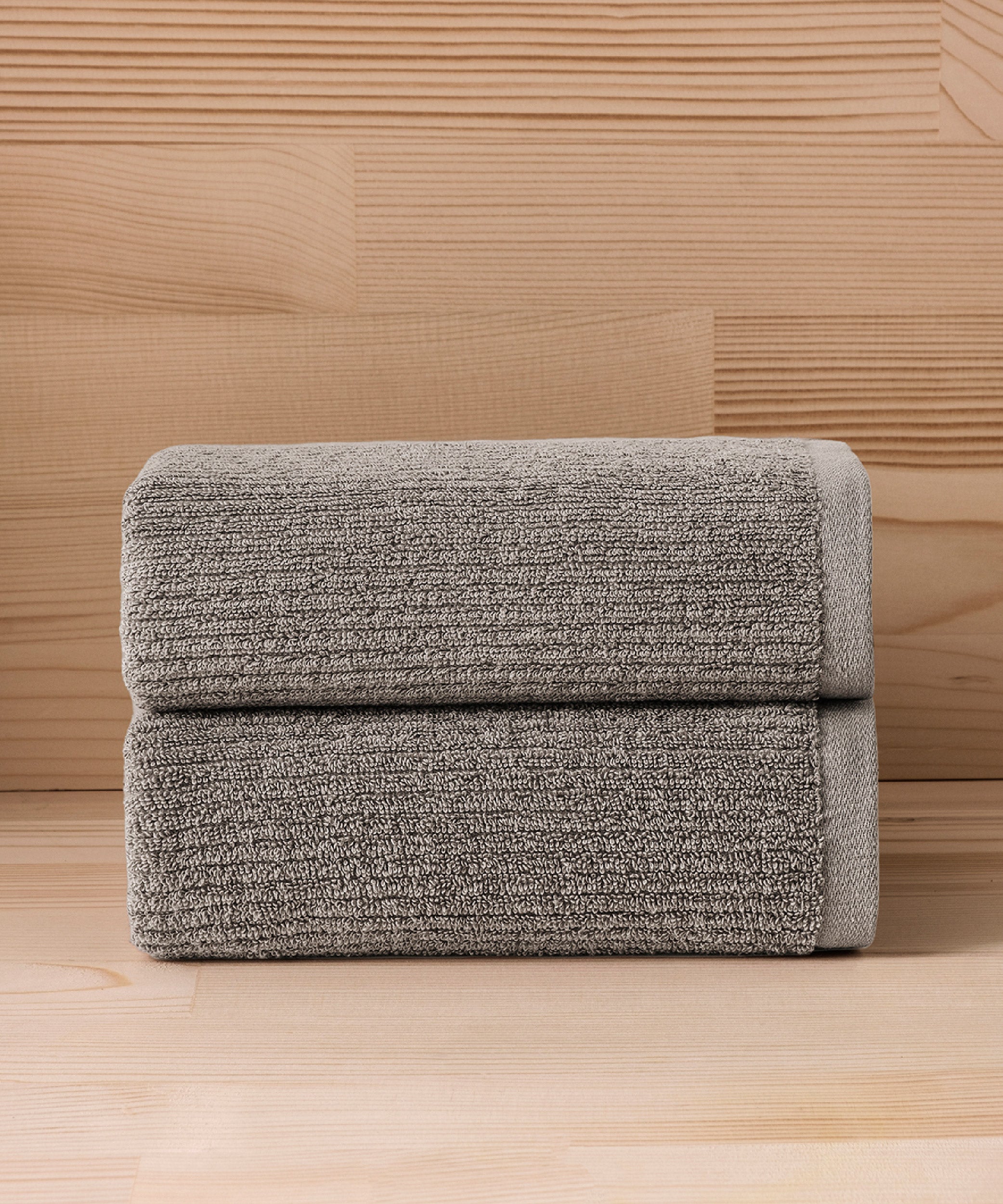 Pana - 50x90cm Set of 2 Towels Grey