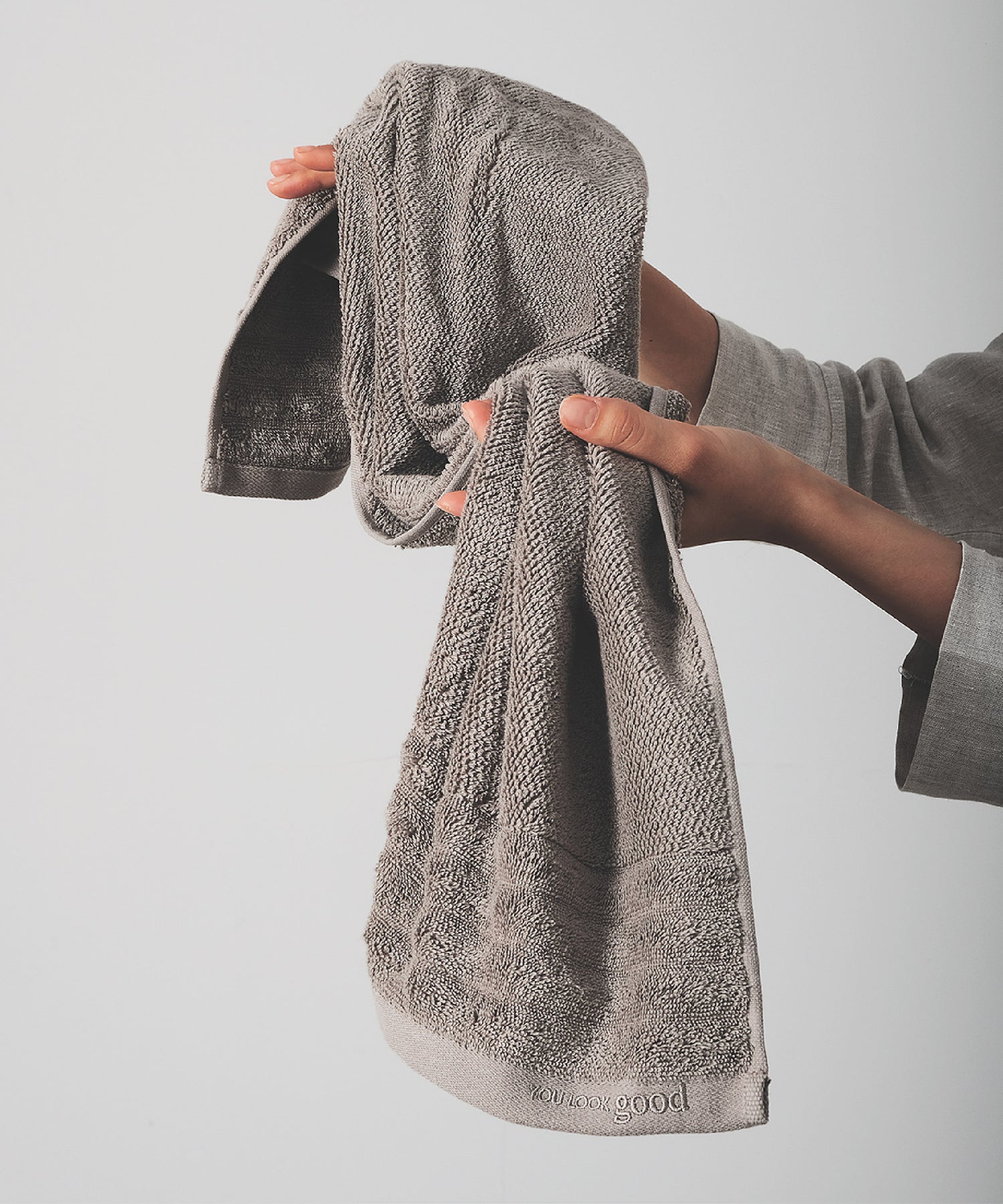 Lapis - 50x90cm Set of 2 Towels Grey