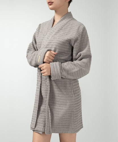 Penta - Unisex Bathrobe Grey