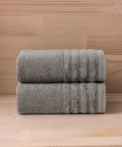 Lapis - 50x90cm Set of 2 Towels Grey