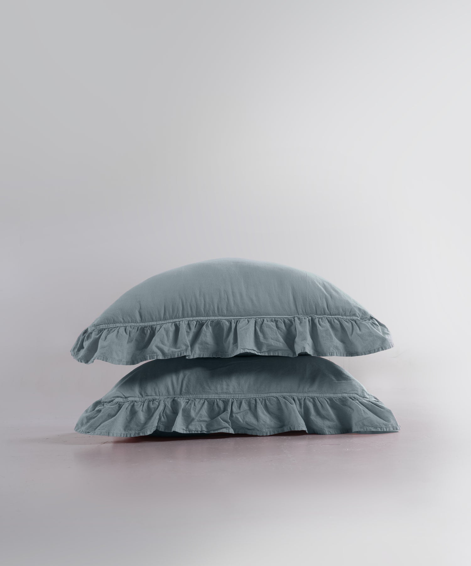 Stonewash Exclusive 100% Soft Cotton Pillowcase Mineral Blue