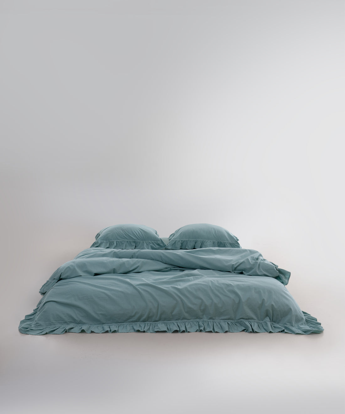 Stonewash Exclusive 100% Soft Cotton Pillowcase Mineral Blue