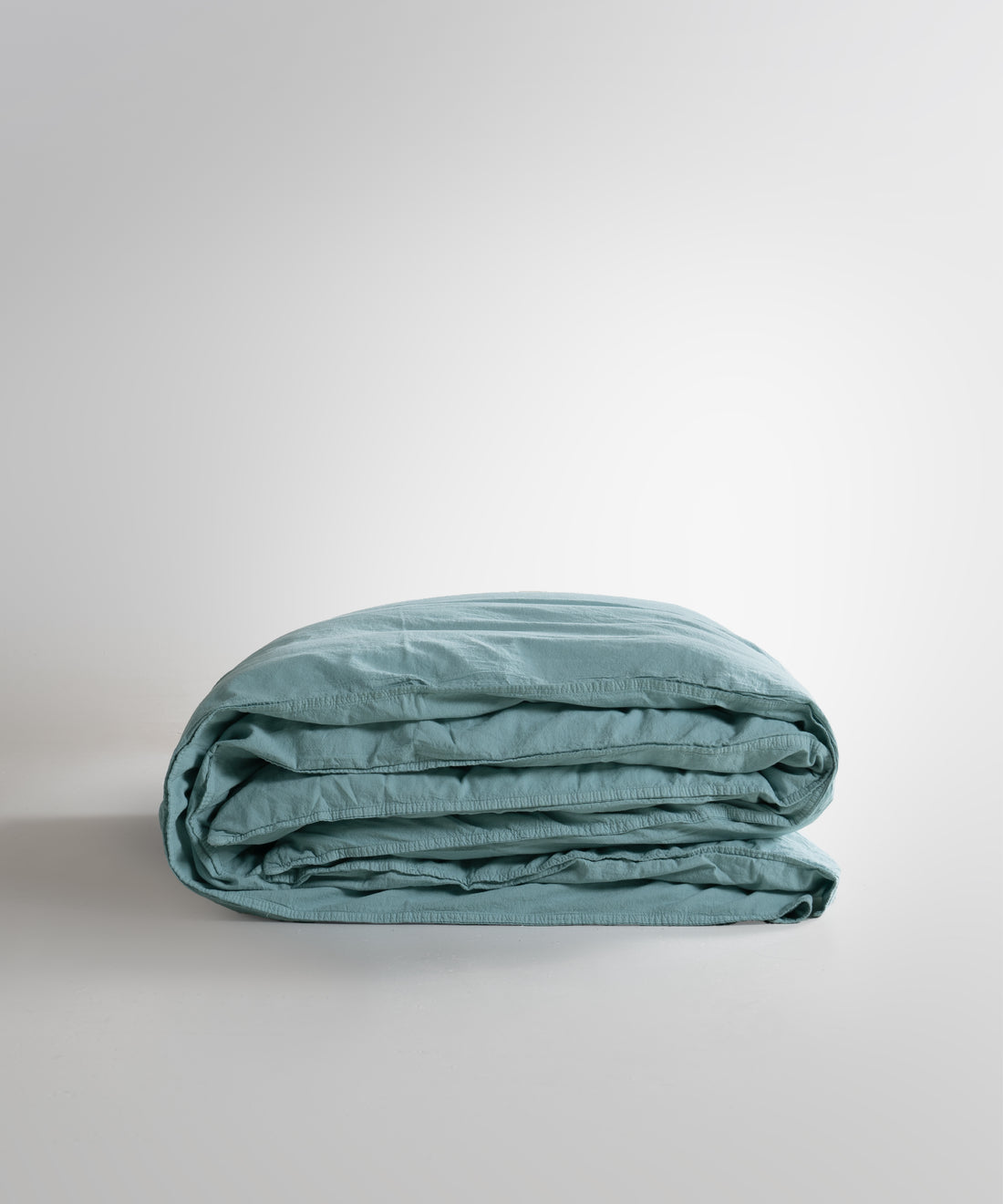 Stonewash 100% Soft Cotton Duvet Cover Mineral Blue