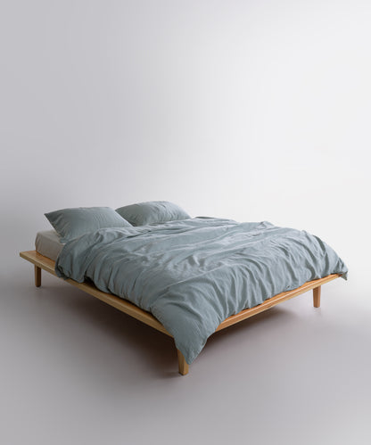 Cloud 100% Natural Cotton Gauze-Muslin Duvet Cover Set Ocean