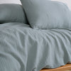 Cloud 100% Natural Cotton Gauze-Muslin Duvet Cover Set Ocean