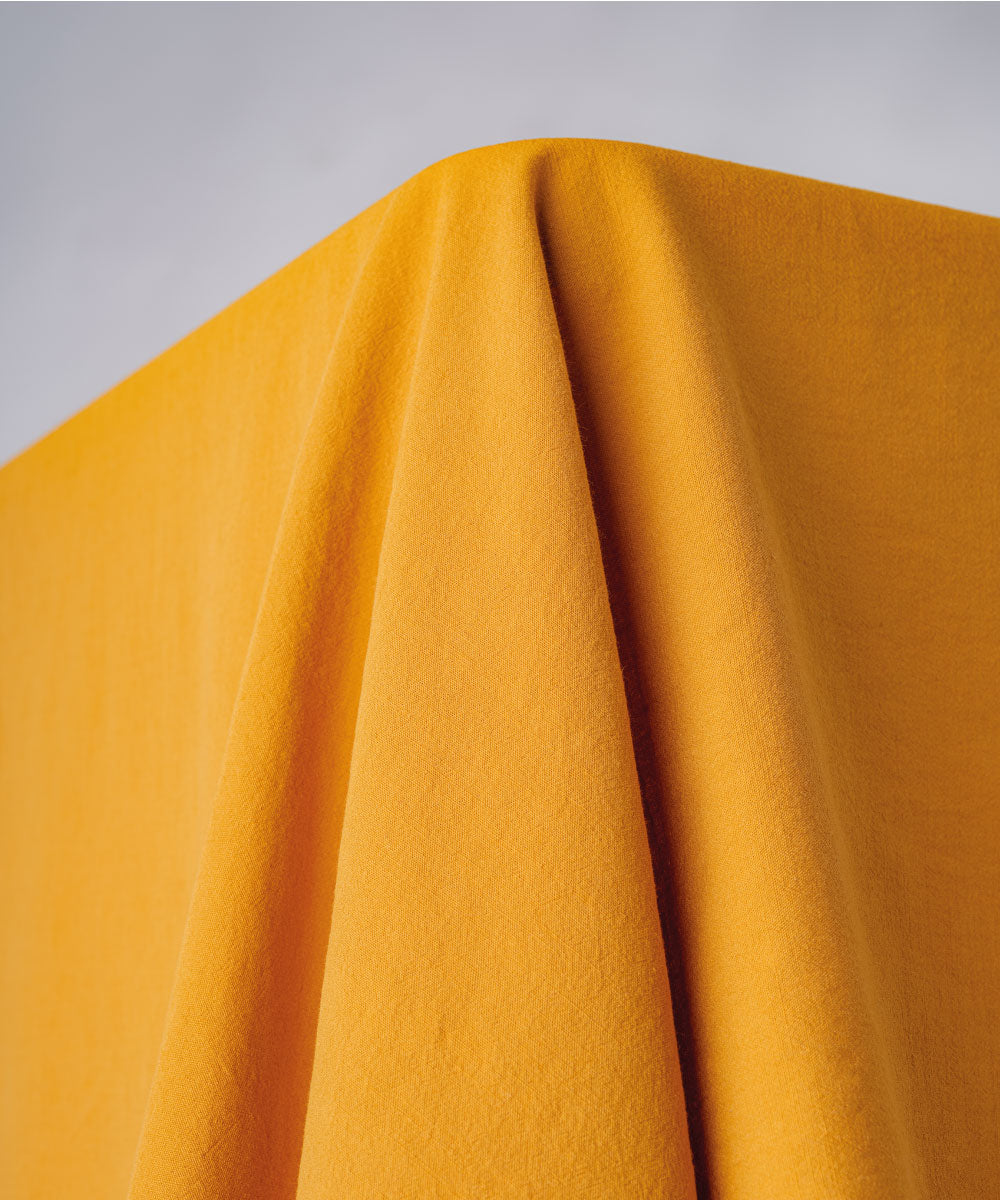 Essualte Mustard 100% Cotton Stonewashed Tablecloth