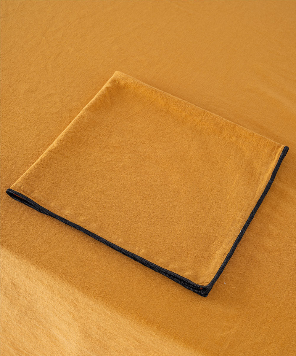 Essualte Mustard 100% Cotton Stonewashed Napkin