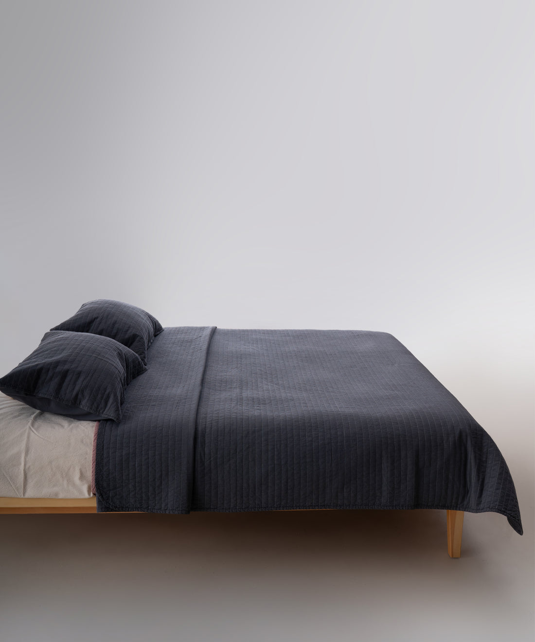 Myra 100% Cotton Stonewashed Bedspread Set - Castlerock