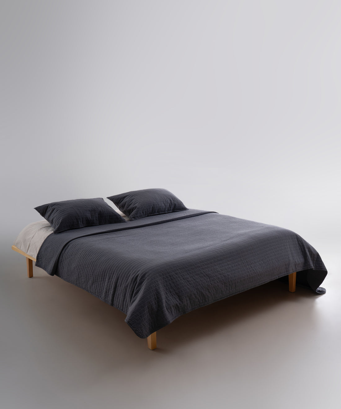 Myra 100% Cotton Stonewashed Bedspread Set - Castlerock