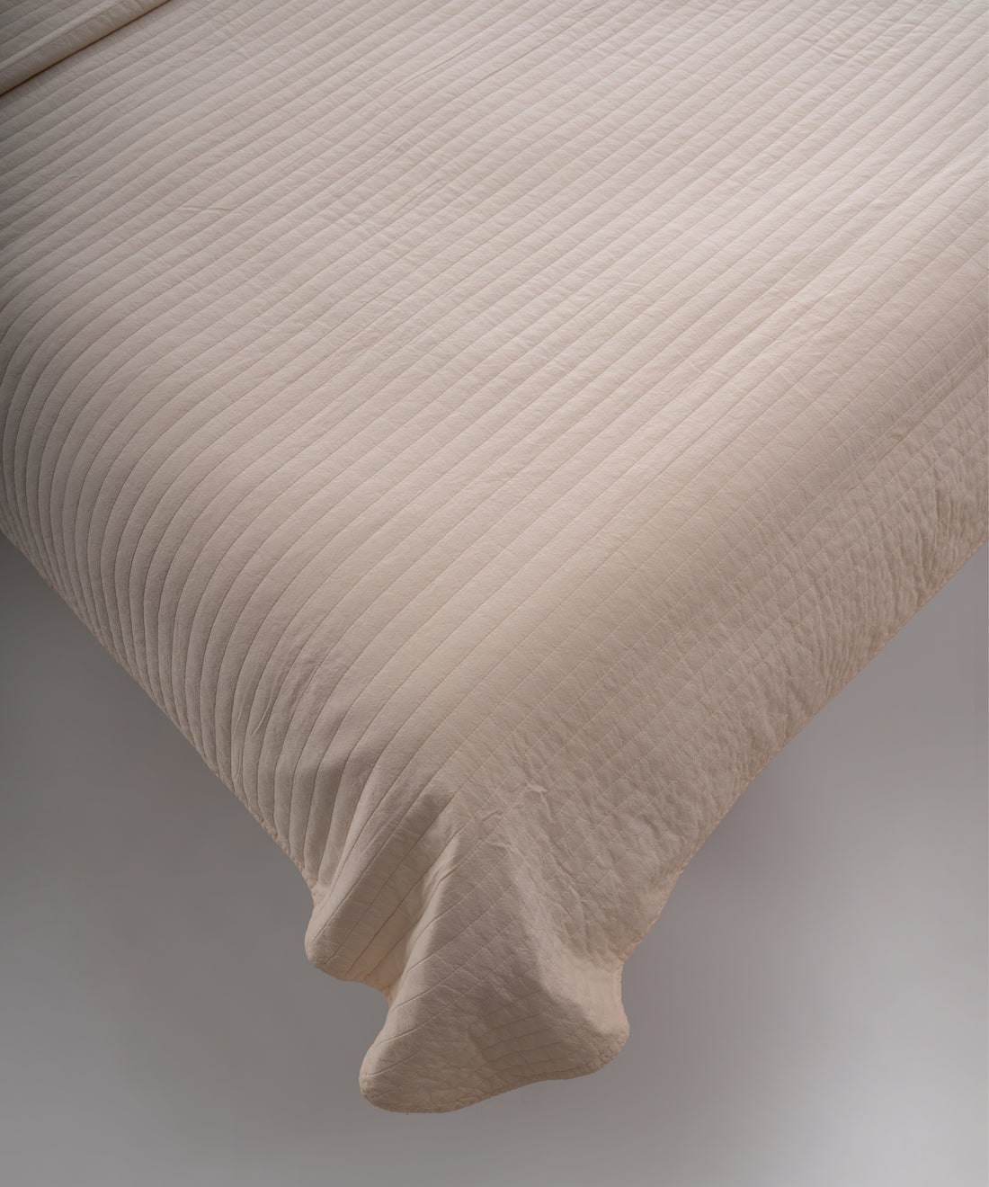 Myra 100% Cotton Stonewashed Bedspread Set - Cream